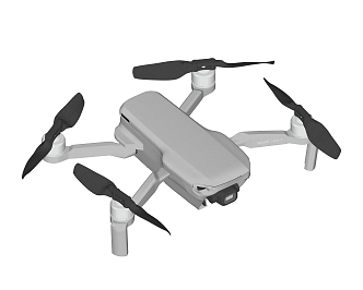 Modern UAV Remote Control Aircraft Unmanned Aircraft 3d model