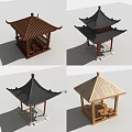 Chinese-style pavilion 3d model