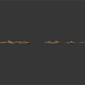 modern pavement stone pavement path stone steps 3d model