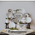 Modern Tableware 3d model