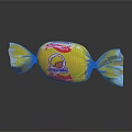 Lovepop Strawberry Flavor Lollipop In Yellow Wrapper Sweet Tasty Candy Treat