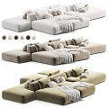 Modern Plush Fabric Double Seater Sofa With Comfortable Cushions And Multiple Custom Color Options