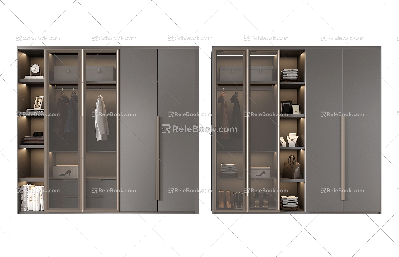 Wardrobe combination 3d model