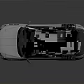 White Stylish SUV With Modern Sleek Body Black Wheels Red Taillights And Reflective Surface