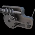 Wiper structure auto parts wiper 3d model