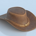 Modern cowboy hat 3d model