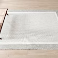 Modern Square Carpet Carpet 3d model