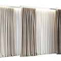 Elegant Soft Fabric Curtains In Various Neutral Tones For Modern Home Decor