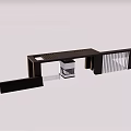 Modern Entrance Gate Design With Geometric Structure And Metal Frame Details