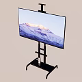 Large Computer Monitor With Adjustable Stand And High Definition Display Screen