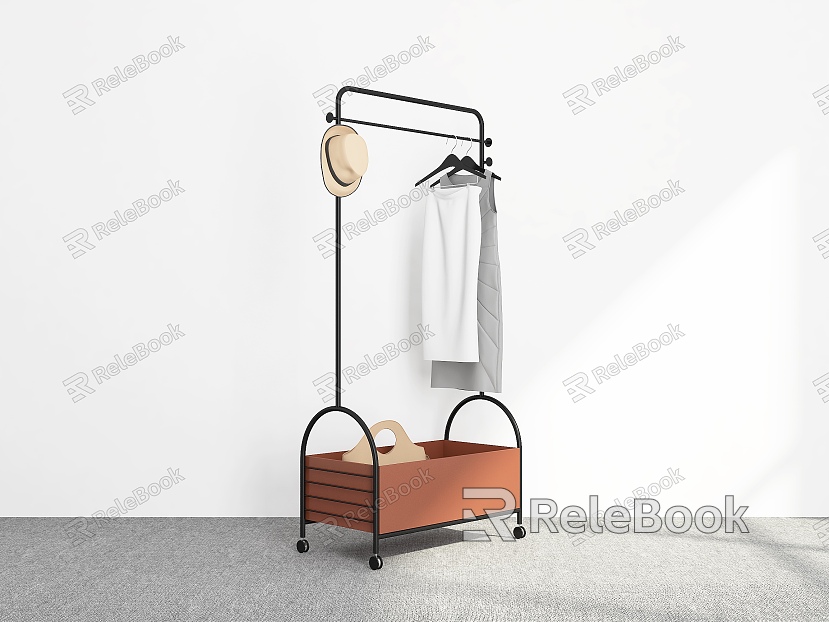 Hanger Floor-Standing Hanger Removable Hanger Coat Rack Hanger Storage Hanger Storage Rack Hanger model