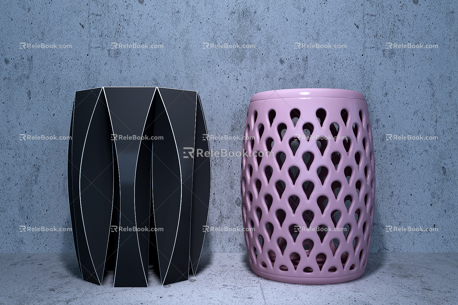 Modern Stool 3d model