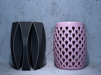 Modern Stool 3d model