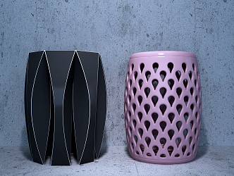 Modern Stool 3d model