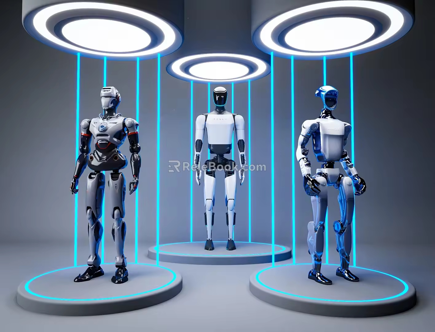 Artificial Intelligence Robot Yushu Humanoid Robot Zhongqing Robot TeslaOptimusV2 Humanoid Robot 3d model