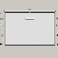 Projection Curtain Other Digital Equipment Projector Projection Curtain Projection Equipment 3d model