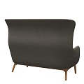 RO SOFA three-seat sofa leisure sofa armrest sofa 3d model