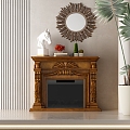 American Fireplace 3d model