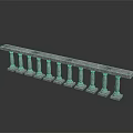 Architectural Classic Stone Balustrade Design With Ornate Columns And Decorative Railings