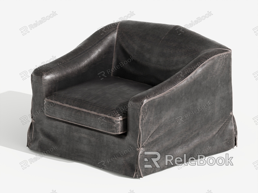 Modern Single Sofa Single Chair Leisure Chair model