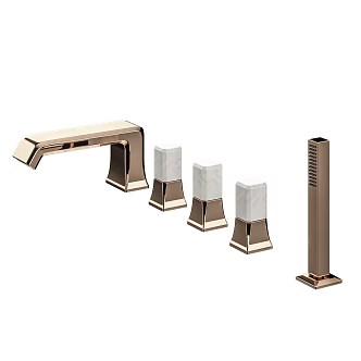 Modern faucet hardware 3d model