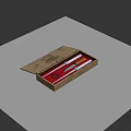 Supernatural Themed Three Weapons Set In Wooden Box With Red Padding And Sun Symbol