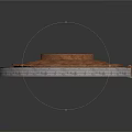 Worn Circular Metal Mechanical Ring Component With Notched Edge And Multi Layered Structure
