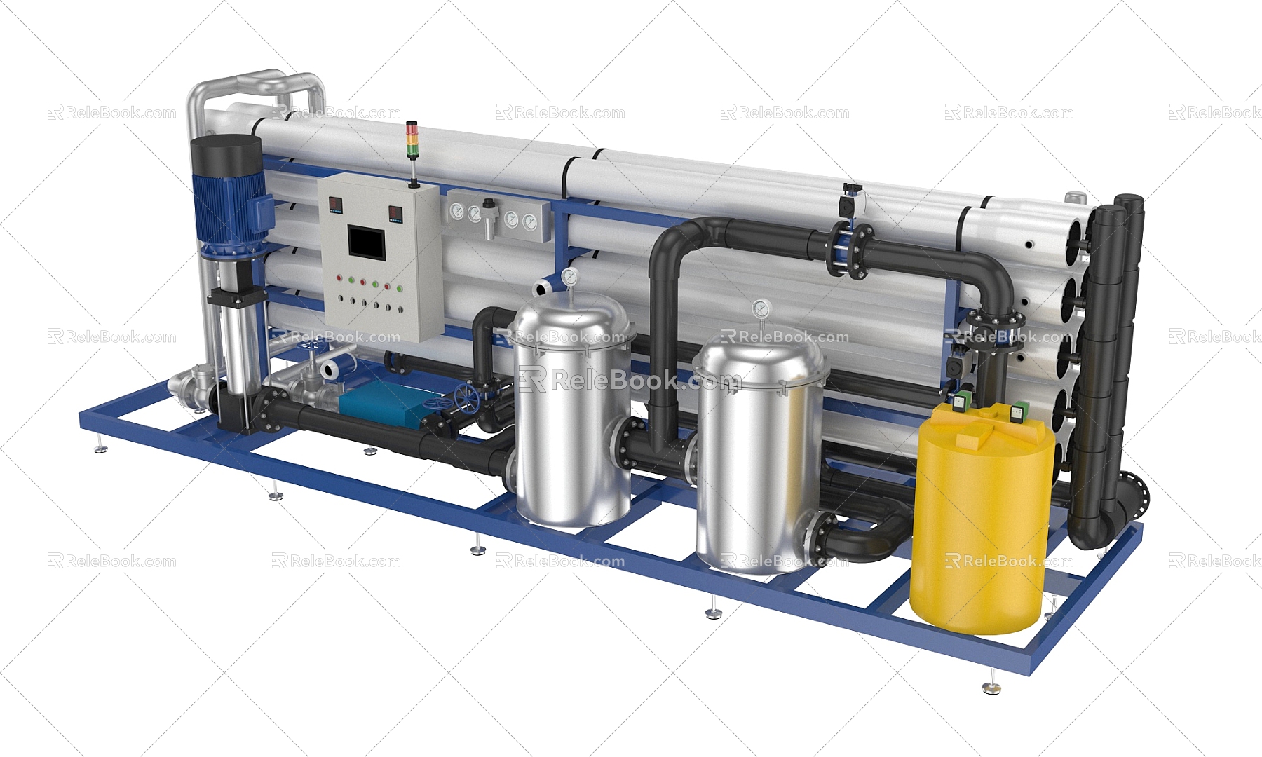 Ultrafiltration membrane Water purification equipment 3d model