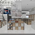 Supermarket Department Store Tourist Shopping Interior With She Ethnic Commodity Display And Traditional Shelves