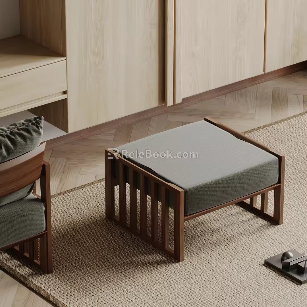 Quiet stool 3d model