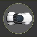 Modern White Convertible Car With Open Top And Sleek Body Design