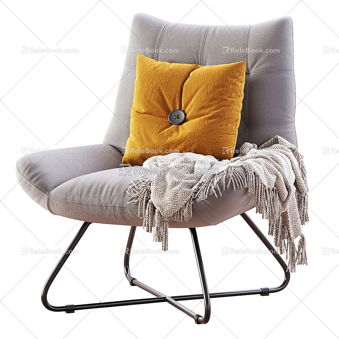 Modern Sofa Chair Single Chair 3d model