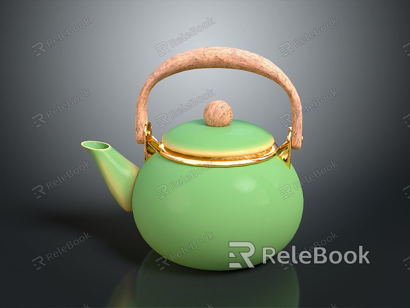 Teapot Porcelain Porcelain Pot Ceramic Pot Purple Sand Pot Chinese Teapot Container Realistic model