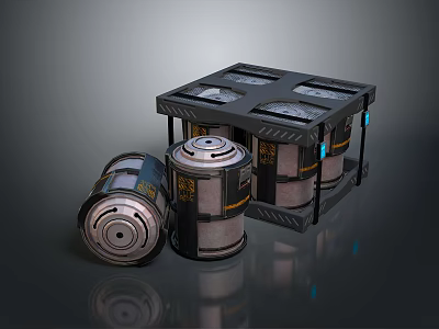 Tranquil Natural Landscape View With Rolling Hills Green Meadows And Blue Sky 3d model