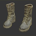 Modern Boots Men's Boots Old Boots Old Leather Boots Old Rain Boots 3d model