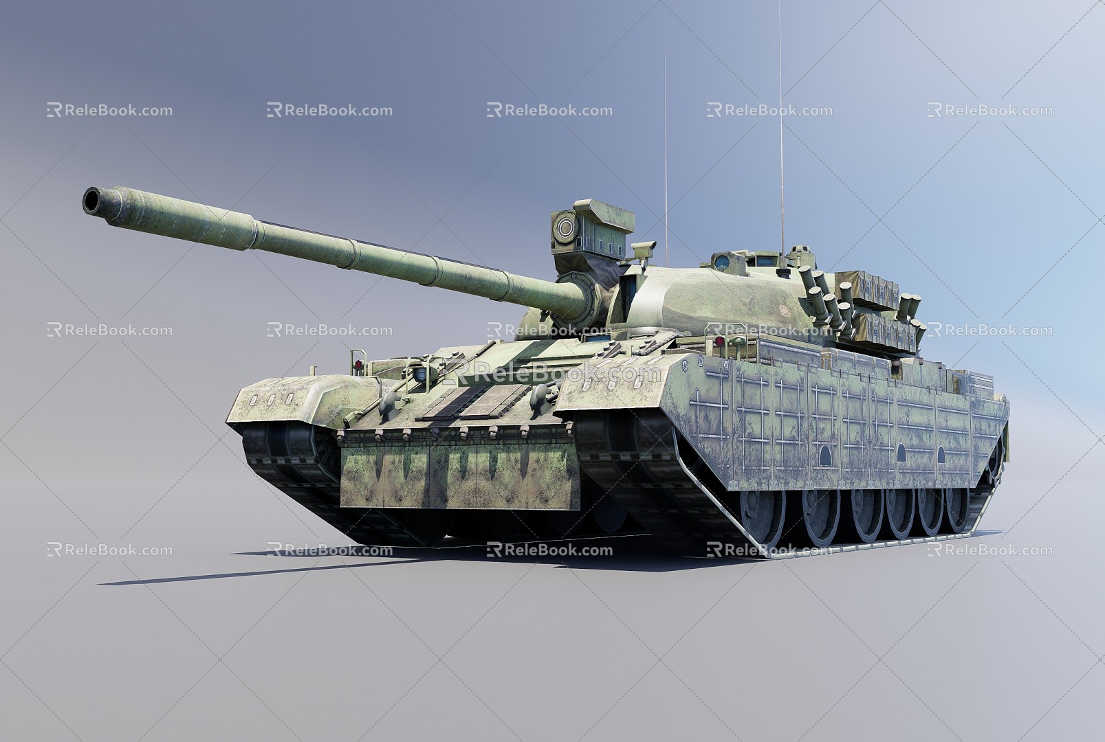 Romanian main battle tank 3d model