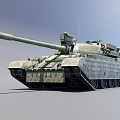 Romanian main battle tank 3d model