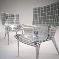Yellow Transparent Armchair With Modern Contemporary Design And Sleek Structure