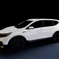 White Modern SUV With Black Wheels Sleek Exterior And Stylish Design