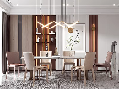 Modern Restaurant 3d model