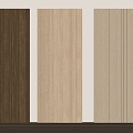 Modern wall panel wood veneer wood grain 3d model