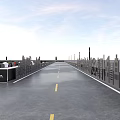 Efficient Road Facilities In Parking Layout With Lanes Signage Kiosk And Grass Area