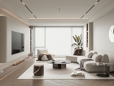 modern living room model