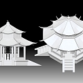 Octagonal Pavilion 3d model