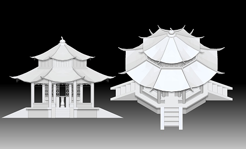 Octagonal Pavilion 3d model