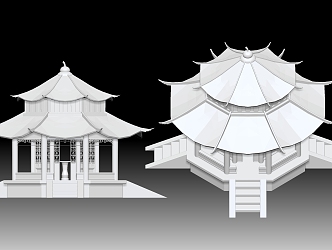 Octagonal Pavilion 3d model