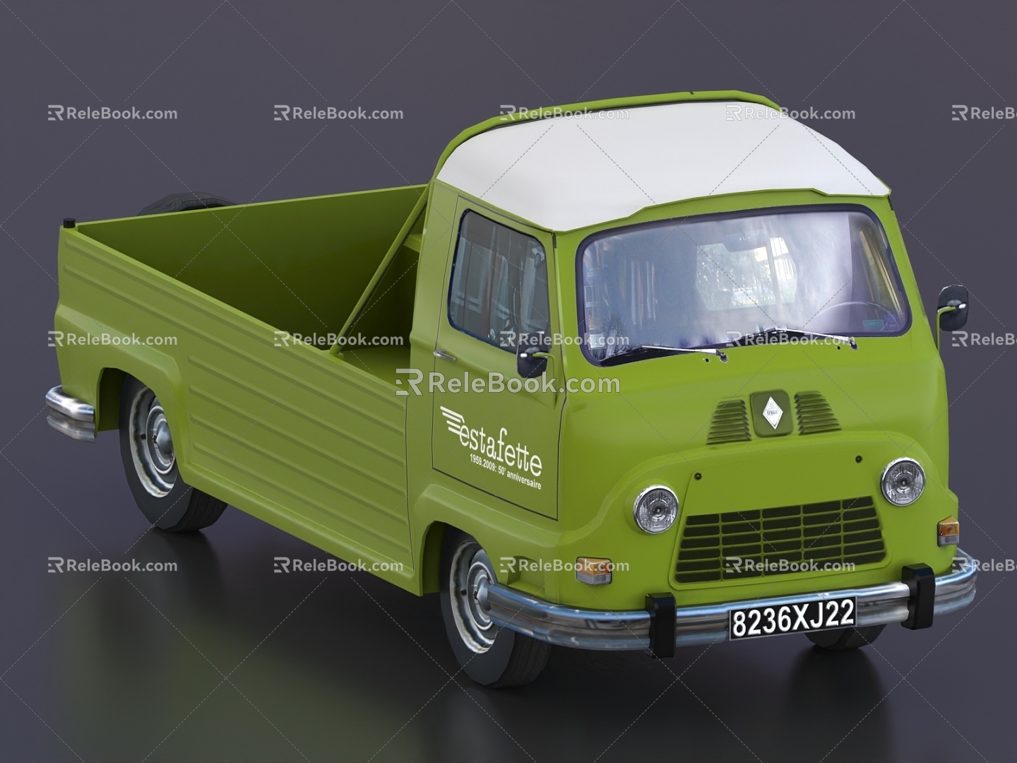 Minivan car tipper car tractor mini truck freight truck pickup 3d model