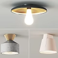Modern Ceiling Lights With Various Styles And Materials For Home Lighting 3d model
