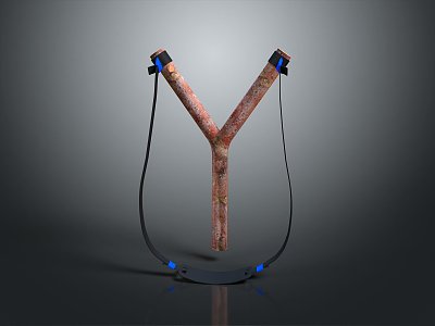 Slingshot Cartoon Slingshot Animation Slingshot Styled Slingshot Fantasy Style Slingshot Homemade Slingshot 3d model