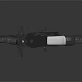 Custom Black Motorcycle With White Seat Large Retro Wheels And Sleek Design